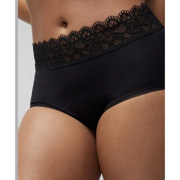 Soma Embraceable Lace Brief Print Paisley Yellow Size Large Panties - Picture 3 of 8